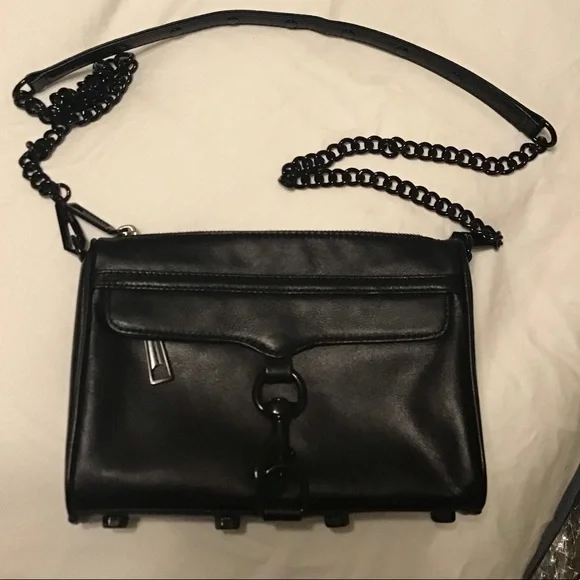Perfect Condition Rebecca Minkoff MAC Convertible Crossbody Bag Chain Purse - Picture 2 of 13